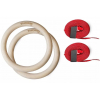 OBRĘCZE GIMNASTYCZNE DREWNIANE THORN FIT WOODEN RINGS SET WITH BANDS 32